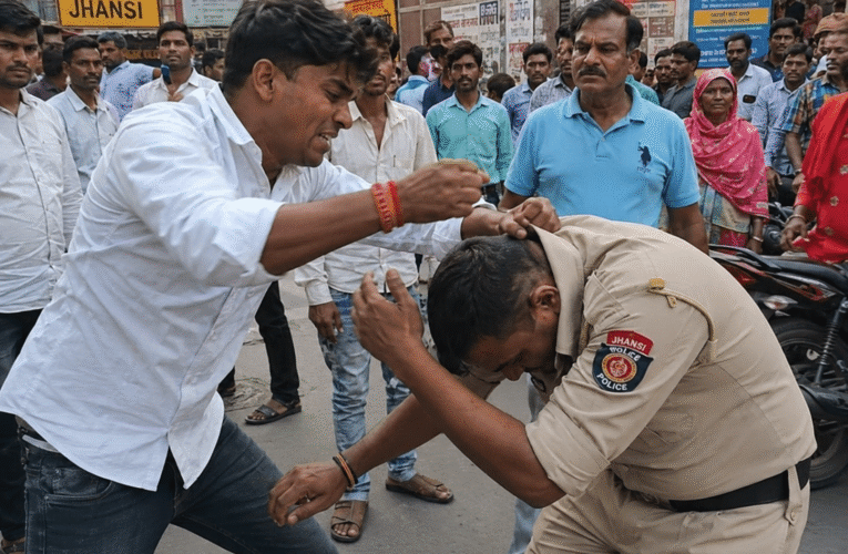 Jhansi: पीआरडीकर्मी पर थप्पड़ बरसाने वाले दो युवक नामजद, आरोपियों की तलाश में जुटी पुलिस