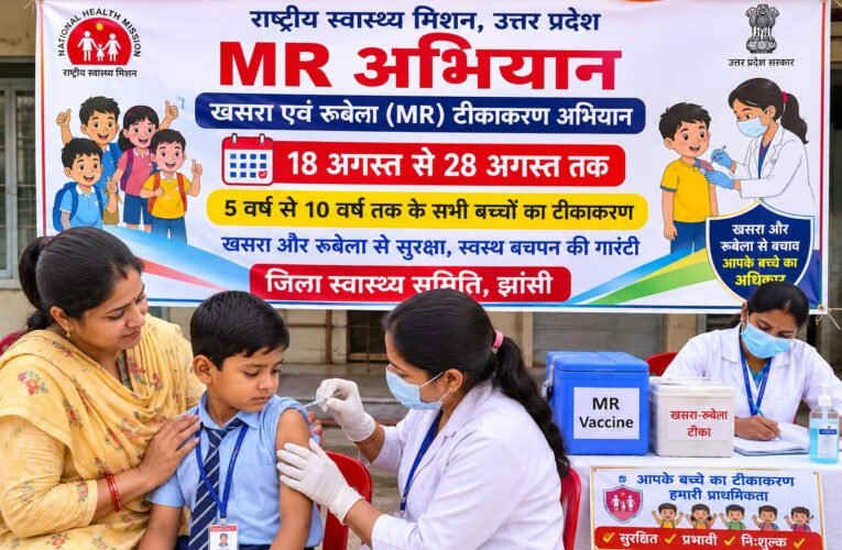 5 से 10 वर्ष के बच्चों के लिए विशेष टीकाकरण अभियान, 313 स्कूलों में लगेगा एम-आर टीका 18 से 28 अगस्त तक चलेगा अभियान, फरवरी में छूटे 31,964 बच्चों को भी किया गया था टीकाकृत अभिभावक टीकाकरण दिवस पर बच्चों को विद्यालय जरूर भेजें—डॉ. शिशिर पुरी