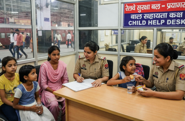 इंस्पेक्टर अमित  मीना की सतर्कता से पूर्वा एक्सप्रेस से लापता तीन नाबालिग बच्चियां सकुशल बरामद आरपीएफ की सतर्कता से पश्चिम बंगाल से लापता बच्चियों को प्रयागराज में मिला सुरक्षित आश्रय