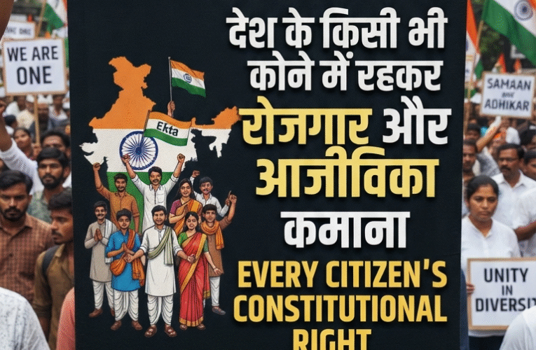 महाराष्ट्र सरकार का भाषा फरमान, ऑटो-रिक्शा चालकों पर मराठी की अनिवार्यता से देश की एकता पर उठे सवाल  देश के किसी भी कोने में रहकर रोजगार और आजीविका कमाना हर नागरिक का संवैधानिक अधिकार  क्षेत्रवाद की राजनीति बढ़ी तो महाराष्ट्र के बाद दक्षिण भारत में भी उठ सकते हैं ऐसे सवाल  आज उत्तर भारतीयों को भगाने की बात, कल दूसरे राज्यों के नागरिकों के खिलाफ भी खड़ी हो सकती है यही सोच  फिर पंजाब-हरियाणा सहित अन्य प्रदेश भी अपनी भाषा और क्षेत्र के नाम पर ऐसे ही सवाल उठाने लगे तो देश की एकता पर पड़ेगा असर