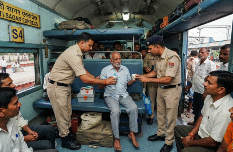 राप्ती सागर एक्सप्रेस में यात्री की जिंदगी पर संकट, उरई आरपीएफ ने दिखाई सराहनीय तत्परता ट्रेन में बेहोश पड़े यात्री को तत्काल उतारकर अस्पताल पहुंचाया, आरपीएफ की मुस्तैदी से समय पर शुरू हुआ उपचार